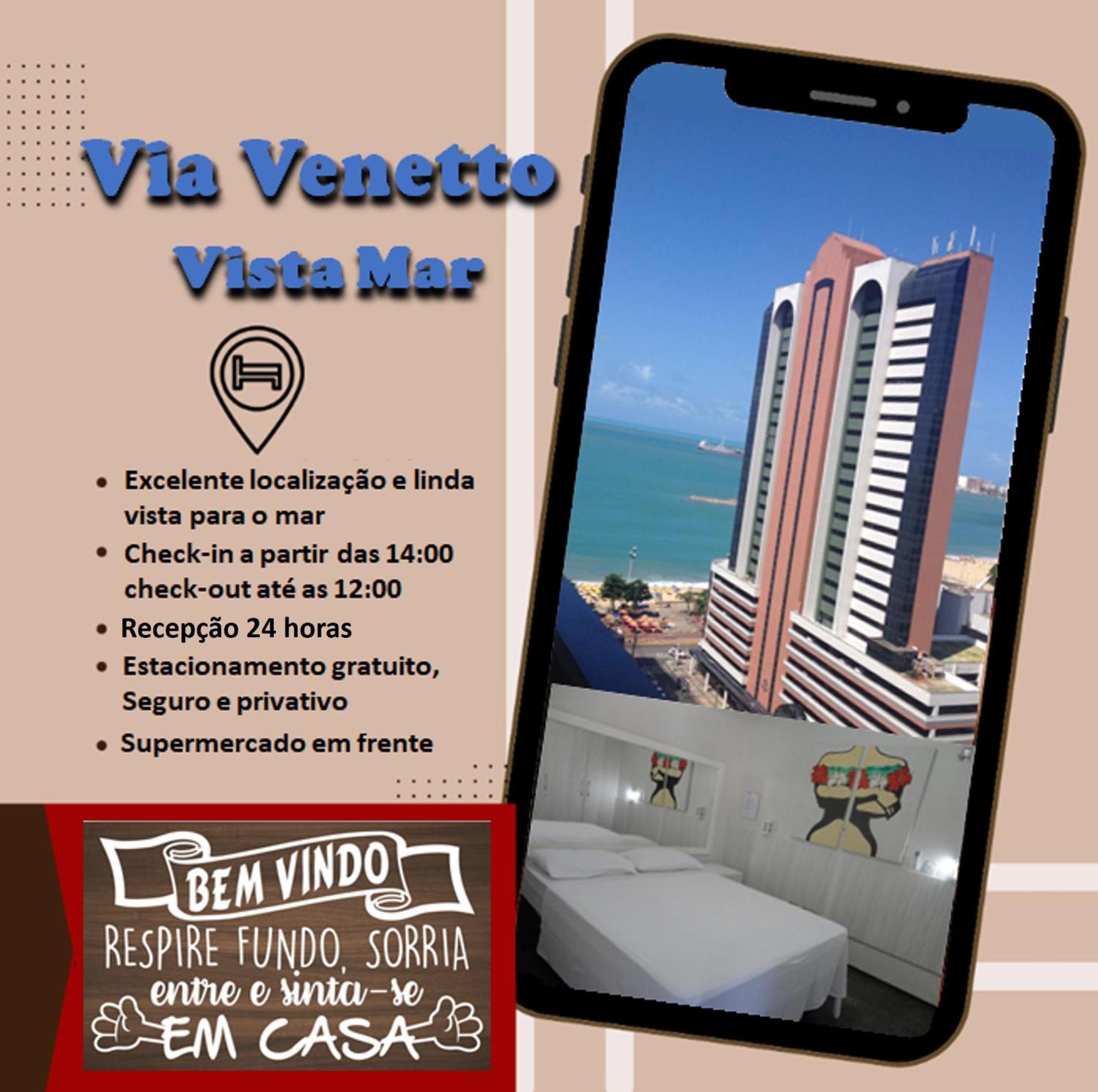 Aparthotel Via Venetto - Vista Mar Fortaleza  Exterior foto